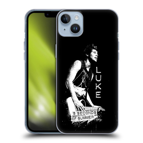 5 Seconds of Summer Solos BW Luke Soft Gel Case for Apple iPhone 14 Plus