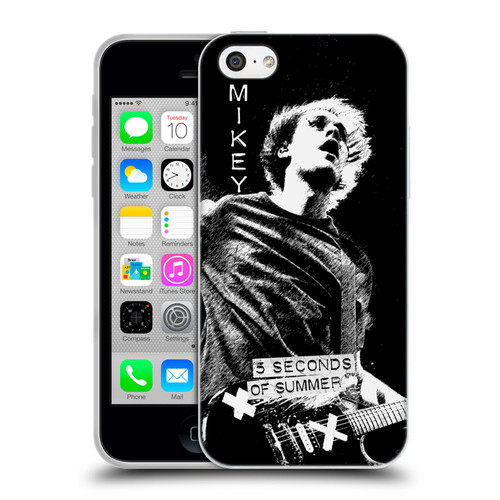5 Seconds of Summer Solos BW Mikey Soft Gel Case for Apple iPhone 5c