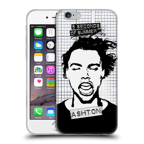 5 Seconds of Summer Solos Grained Ashton Soft Gel Case for Apple iPhone 6 / iPhone 6s