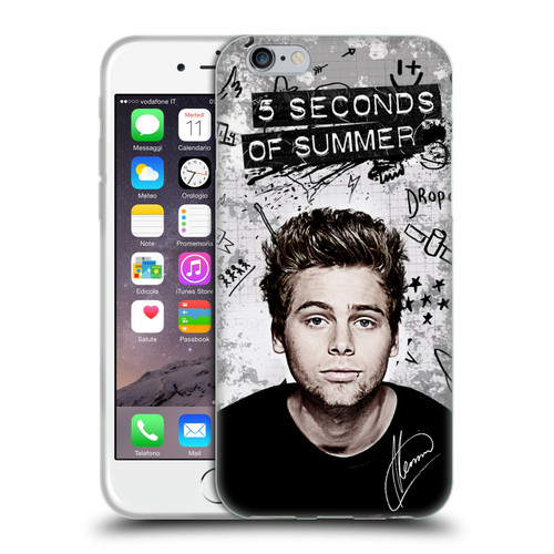 5 Seconds of Summer Solos Vandal Luke Soft Gel Case for Apple iPhone 6 / iPhone 6s