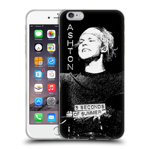 5 Seconds of Summer Solos BW Ashton Soft Gel Case for Apple iPhone 6 Plus / iPhone 6s Plus