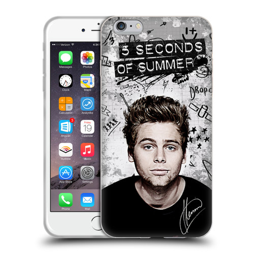 5 Seconds of Summer Solos Vandal Luke Soft Gel Case for Apple iPhone 6 Plus / iPhone 6s Plus