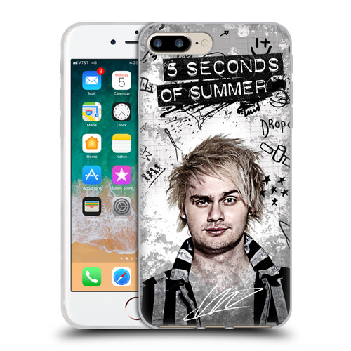 5 Seconds of Summer Solos Vandal Mikey Soft Gel Case for Apple iPhone 7 Plus / iPhone 8 Plus