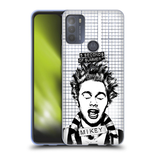 5 Seconds of Summer Solos Grained Mikey Soft Gel Case for Motorola Moto G50