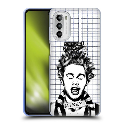 5 Seconds of Summer Solos Grained Mikey Soft Gel Case for Motorola Moto G52