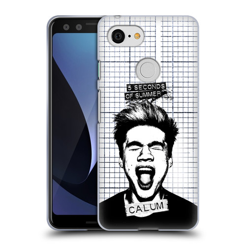 5 Seconds of Summer Solos Grained Calum Soft Gel Case for Google Pixel 3