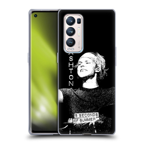 5 Seconds of Summer Solos BW Ashton Soft Gel Case for OPPO Find X3 Neo / Reno5 Pro+ 5G
