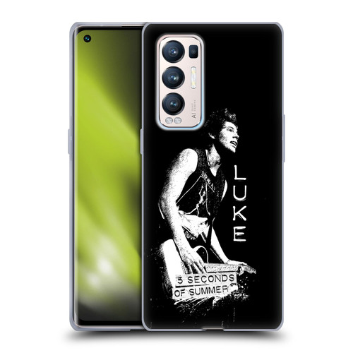 5 Seconds of Summer Solos BW Luke Soft Gel Case for OPPO Find X3 Neo / Reno5 Pro+ 5G