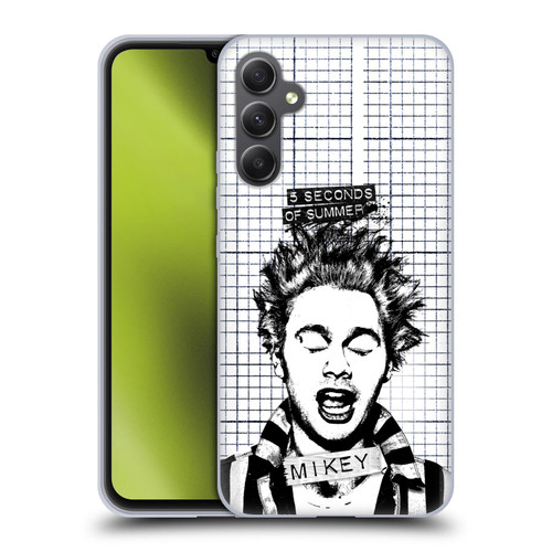 5 Seconds of Summer Solos Grained Mikey Soft Gel Case for Samsung Galaxy A34 5G