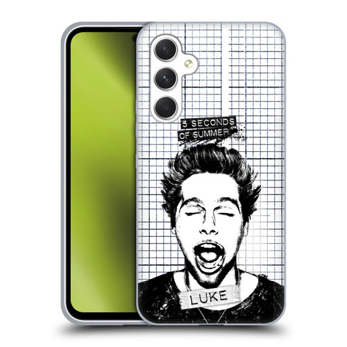 5 Seconds of Summer Solos Grained Luke Soft Gel Case for Samsung Galaxy A54 5G