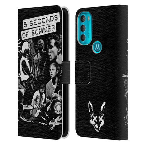 5 Seconds of Summer Posters Punkzine Leather Book Wallet Case Cover For Motorola Moto G71 5G