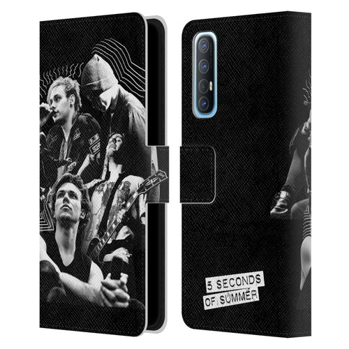 5 Seconds of Summer Posters Punkzine 2 Leather Book Wallet Case Cover For OPPO Find X2 Neo 5G