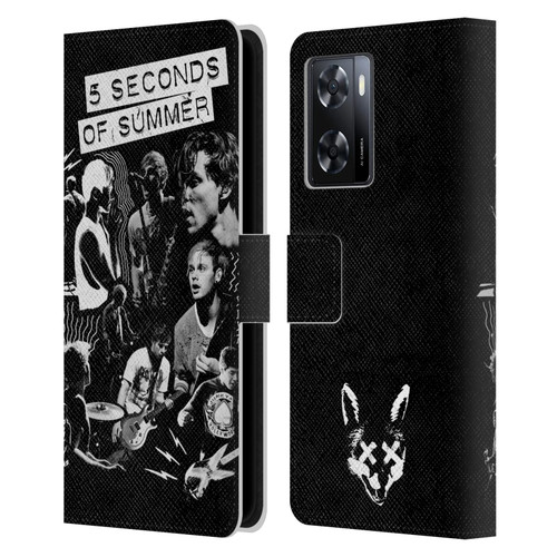 5 Seconds of Summer Posters Punkzine Leather Book Wallet Case Cover For OPPO A57s