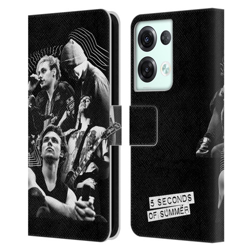 5 Seconds of Summer Posters Punkzine 2 Leather Book Wallet Case Cover For OPPO Reno8 Pro