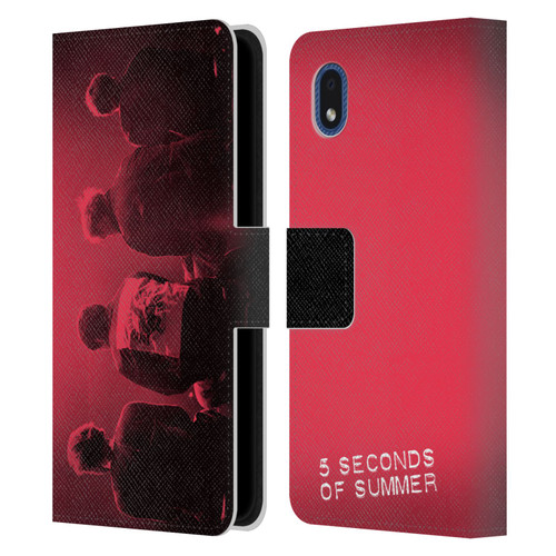 5 Seconds of Summer Posters Colour Washed Leather Book Wallet Case Cover For Samsung Galaxy A01 Core (2020)