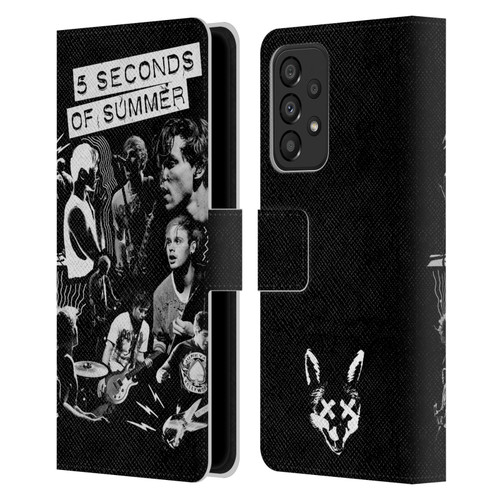 5 Seconds of Summer Posters Punkzine Leather Book Wallet Case Cover For Samsung Galaxy A33 5G (2022)