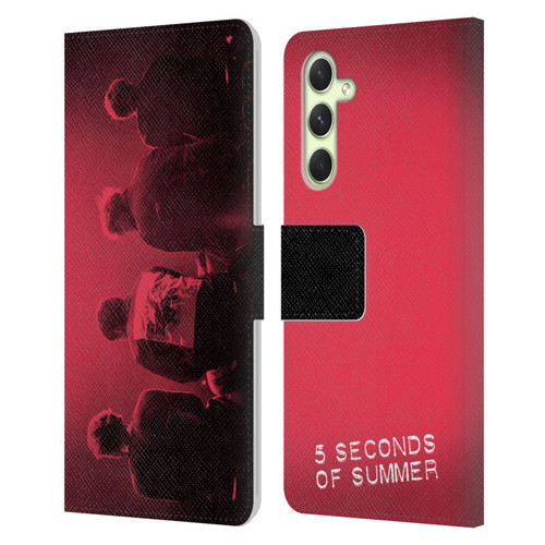 5 Seconds of Summer Posters Colour Washed Leather Book Wallet Case Cover For Samsung Galaxy A54 5G