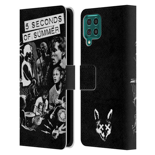 5 Seconds of Summer Posters Punkzine Leather Book Wallet Case Cover For Samsung Galaxy F62 (2021)