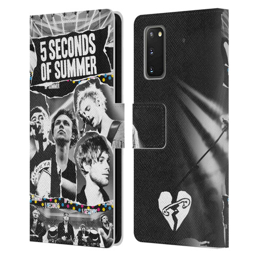 5 Seconds of Summer Posters Torn Papers 1 Leather Book Wallet Case Cover For Samsung Galaxy S20 / S20 5G