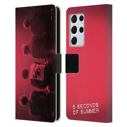 5 Seconds of Summer Posters Colour Washed Leather Book Wallet Case Cover For Samsung Galaxy S21 Ultra 5G