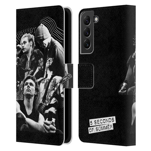 5 Seconds of Summer Posters Punkzine 2 Leather Book Wallet Case Cover For Samsung Galaxy S22+ 5G