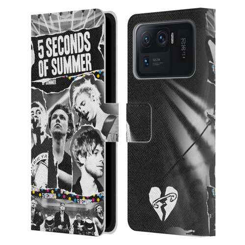 5 Seconds of Summer Posters Torn Papers 1 Leather Book Wallet Case Cover For Xiaomi Mi 11 Ultra