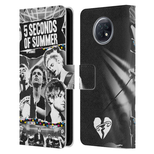 5 Seconds of Summer Posters Torn Papers 1 Leather Book Wallet Case Cover For Xiaomi Redmi Note 9T 5G