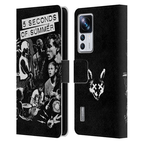 5 Seconds of Summer Posters Punkzine Leather Book Wallet Case Cover For Xiaomi 12T Pro