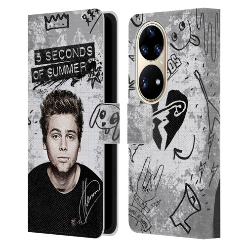 5 Seconds of Summer Solos Vandal Luke Leather Book Wallet Case Cover For Huawei P50 Pro