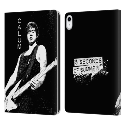 5 Seconds of Summer Solos BW Calum Leather Book Wallet Case Cover For Apple iPad 10.9 (2022)