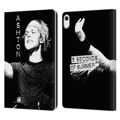 5 Seconds of Summer Solos BW Ashton Leather Book Wallet Case Cover For Apple iPad 10.9 (2022)
