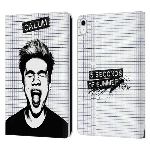 5 Seconds of Summer Solos Grained Calum Leather Book Wallet Case Cover For Apple iPad 10.9 (2022)