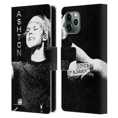 5 Seconds of Summer Solos BW Ashton Leather Book Wallet Case Cover For Apple iPhone 11 Pro