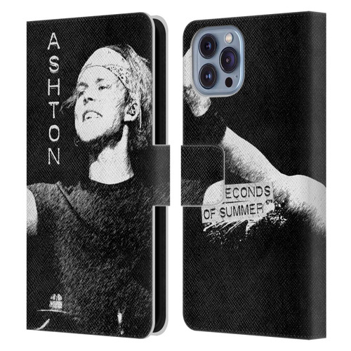 5 Seconds of Summer Solos BW Ashton Leather Book Wallet Case Cover For Apple iPhone 14