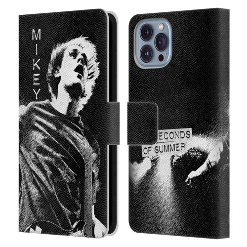 5 Seconds of Summer Solos BW Mikey Leather Book Wallet Case Cover For Apple iPhone 14