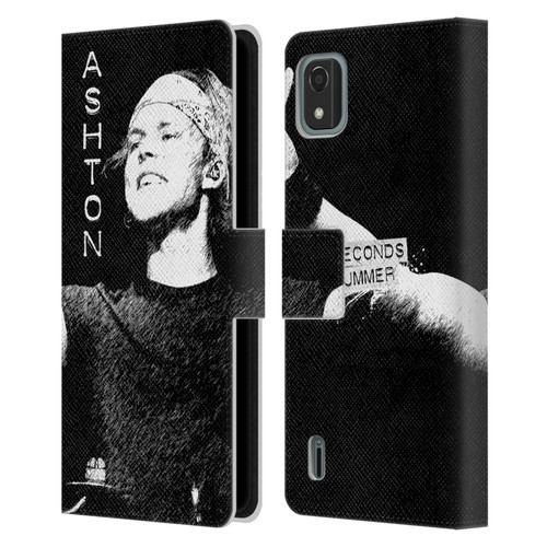 5 Seconds of Summer Solos BW Ashton Leather Book Wallet Case Cover For Nokia C2 2nd Edition