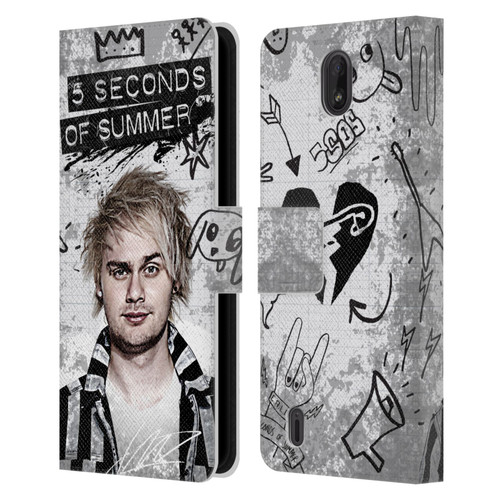 5 Seconds of Summer Solos Vandal Mikey Leather Book Wallet Case Cover For Nokia C01 Plus/C1 2nd Edition