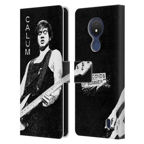 5 Seconds of Summer Solos BW Calum Leather Book Wallet Case Cover For Nokia C21