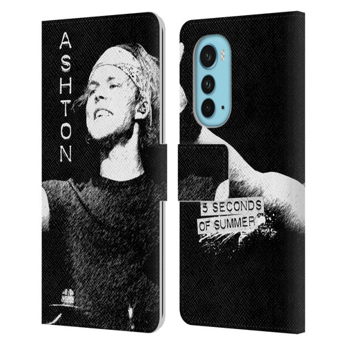 5 Seconds of Summer Solos BW Ashton Leather Book Wallet Case Cover For Motorola Edge (2022)