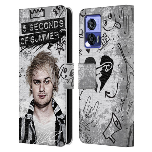 5 Seconds of Summer Solos Vandal Mikey Leather Book Wallet Case Cover For Motorola Edge 30 Neo 5G