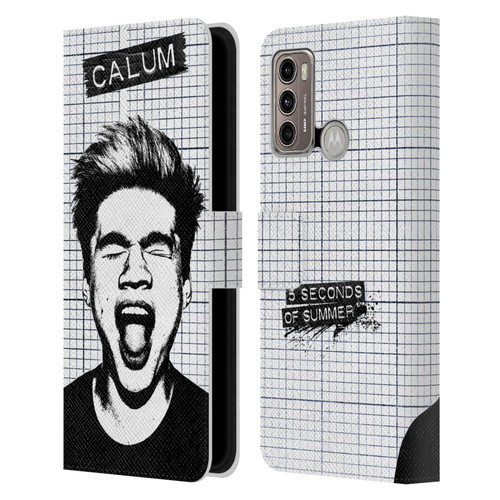 5 Seconds of Summer Solos Grained Calum Leather Book Wallet Case Cover For Motorola Moto G60 / Moto G40 Fusion