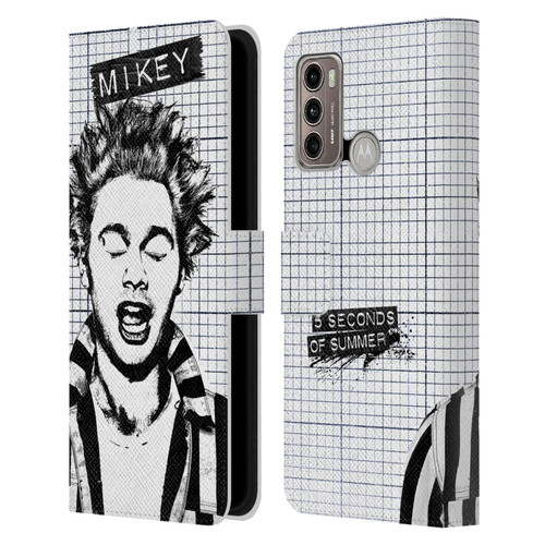 5 Seconds of Summer Solos Grained Mikey Leather Book Wallet Case Cover For Motorola Moto G60 / Moto G40 Fusion