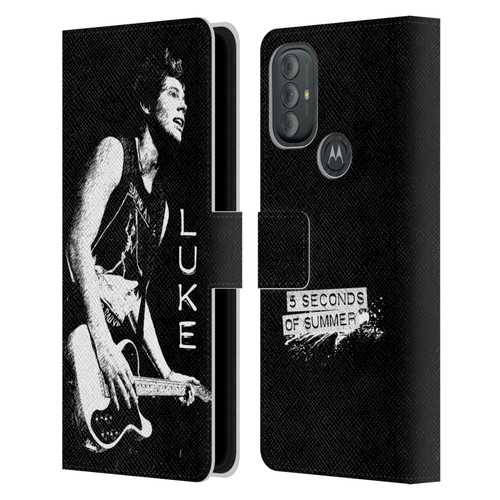 5 Seconds of Summer Solos BW Luke Leather Book Wallet Case Cover For Motorola Moto G10 / Moto G20 / Moto G30