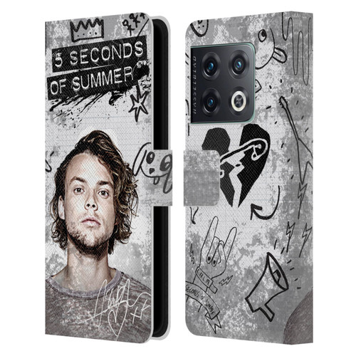 5 Seconds of Summer Solos Vandal Ashton Leather Book Wallet Case Cover For OnePlus 10 Pro