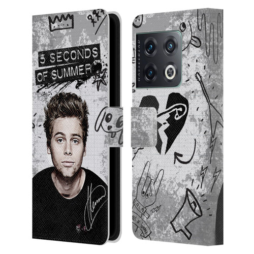 5 Seconds of Summer Solos Vandal Luke Leather Book Wallet Case Cover For OnePlus 10 Pro