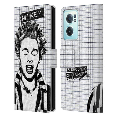 5 Seconds of Summer Solos Grained Mikey Leather Book Wallet Case Cover For OnePlus Nord CE 2 5G