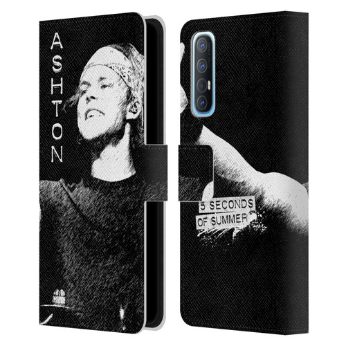 5 Seconds of Summer Solos BW Ashton Leather Book Wallet Case Cover For OPPO Find X2 Neo 5G