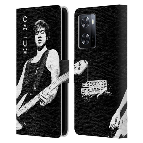 5 Seconds of Summer Solos BW Calum Leather Book Wallet Case Cover For OPPO A57s