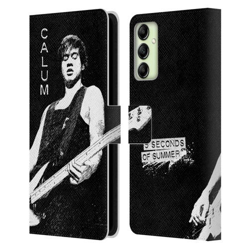 5 Seconds of Summer Solos BW Calum Leather Book Wallet Case Cover For Samsung Galaxy A14 5G