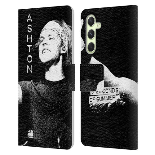 5 Seconds of Summer Solos BW Ashton Leather Book Wallet Case Cover For Samsung Galaxy A54 5G